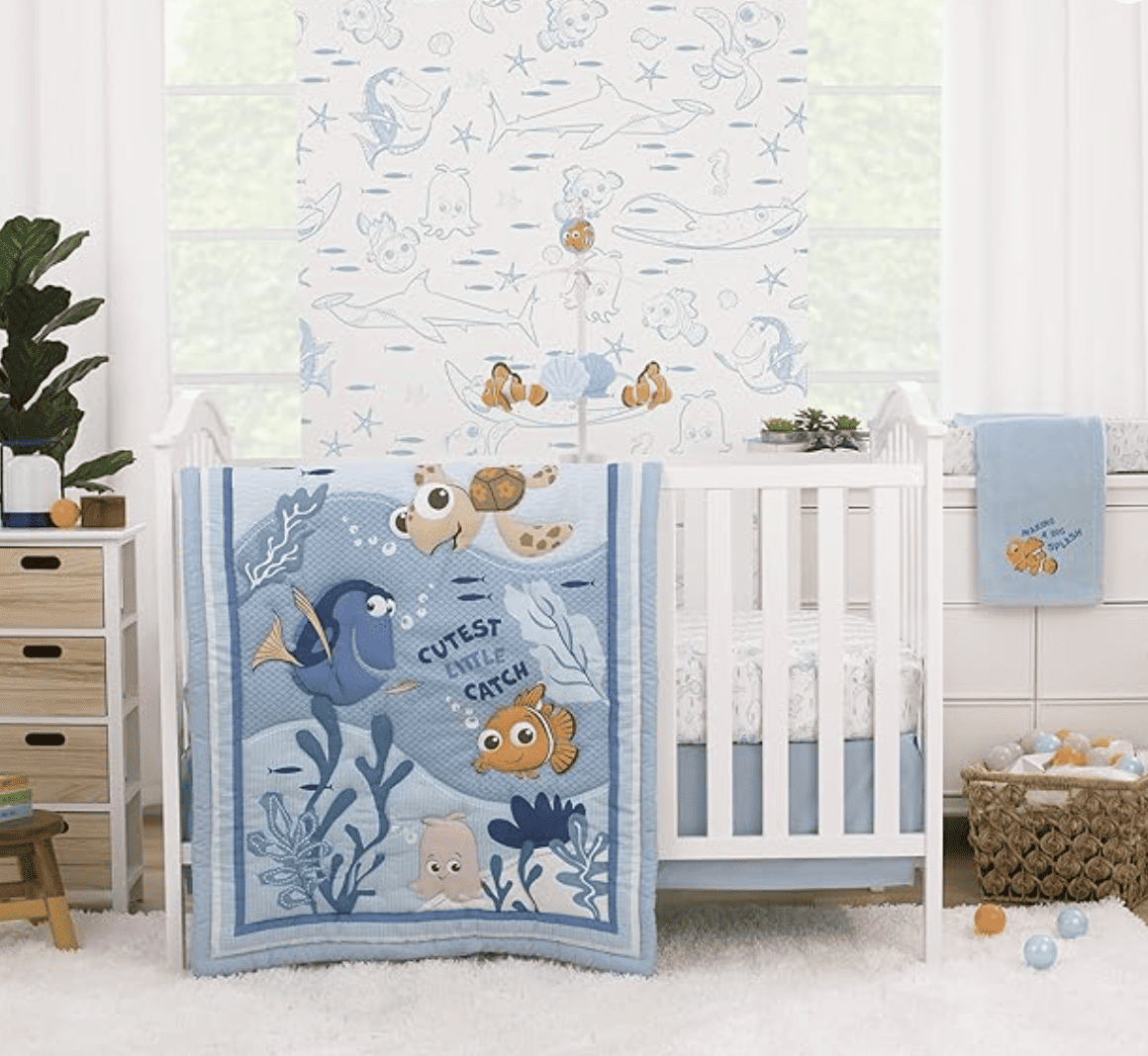 finding nemo gender neutral baby nursery 