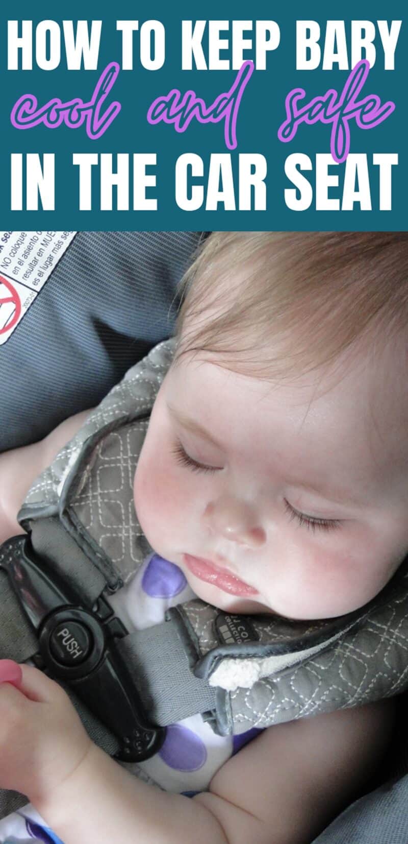 How to Keep a Car Seat Cool in the Summer - The Journey of Parenthood...