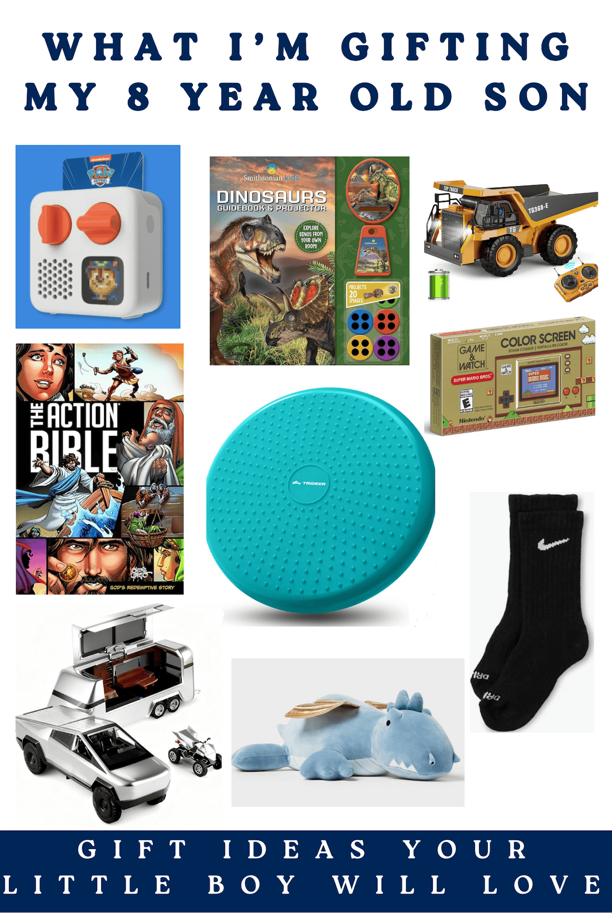 8 year old boy gift ideas. Wish list for 8 year old son. Christmas gift ideas for 8 year old little boy. Everything your 8 year old will love for Christmas. 8th birthday gift ideas. 8 year old boy toys. 