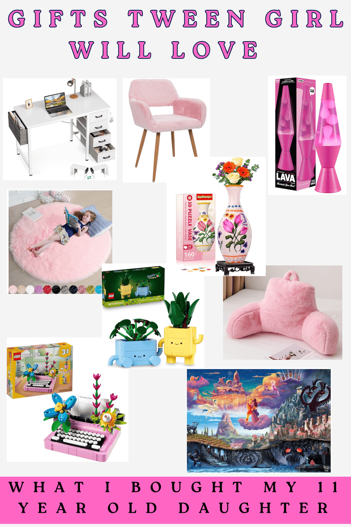 Gift ideas for tween girl. Tween girl gifts for Christmas. 11 year old girl gift ideas. What I'm buying my 11 year old daughter for Christmas. Christmas wishlist for tween daughter. 