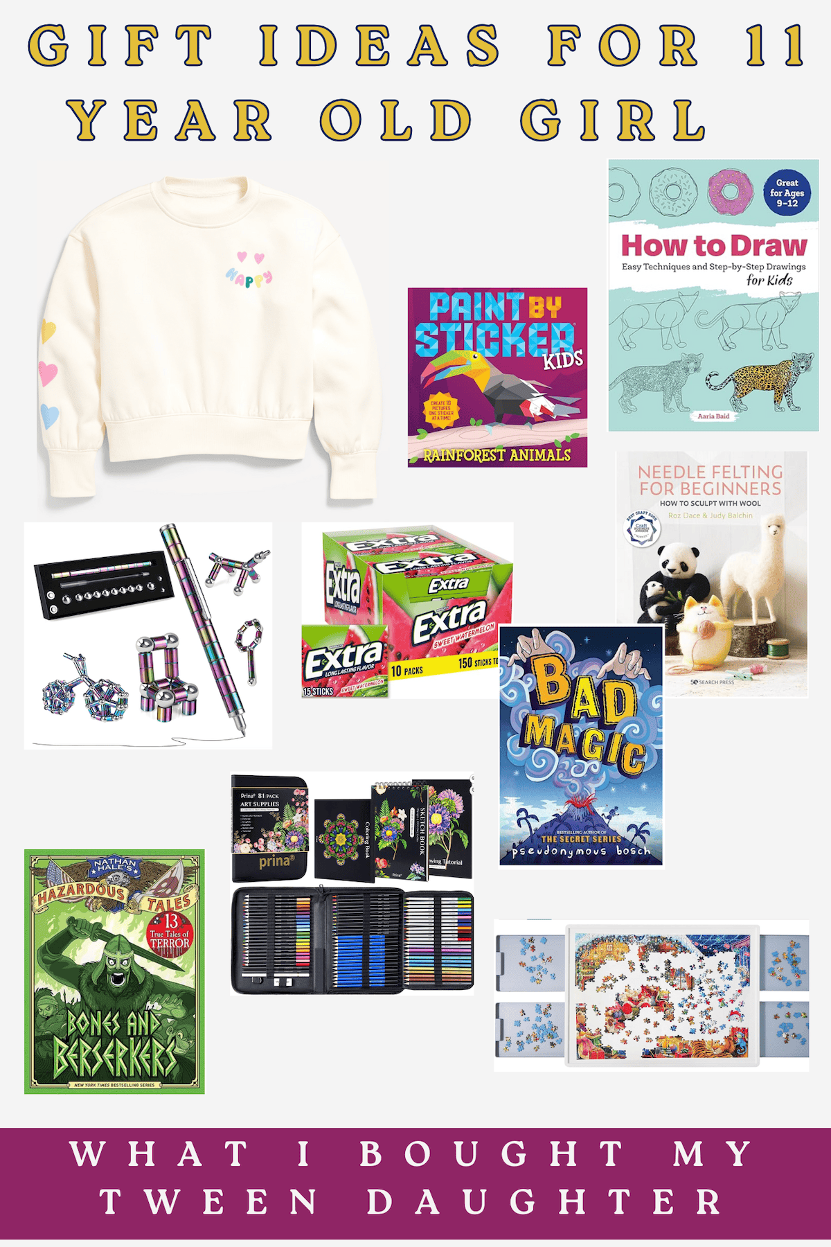 Gift ideas for tween girl. Tween girl gifts for Christmas. 11 year old girl gift ideas. What I'm buying my 11 year old daughter for Christmas. Christmas wishlist for tween daughter. 