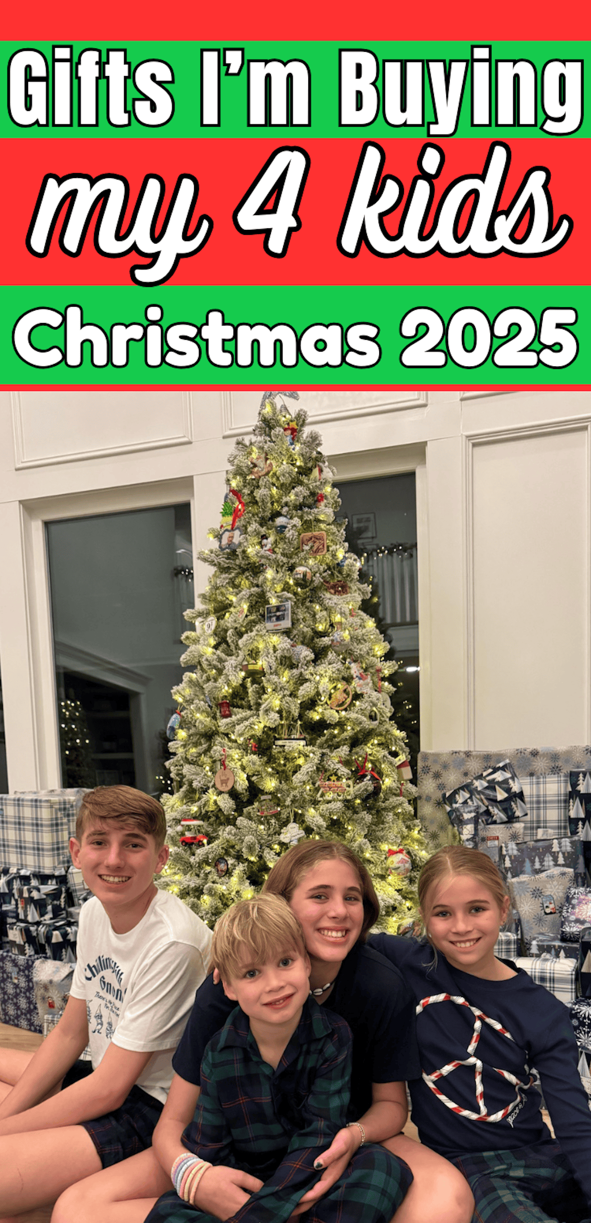 What I'm buying my 4 kids for Christmas 2025. Gift ideas for 16 year old boy. Gift ideas for 14 year old girl. Gift ideas for 11 year old girl. Gift ideas for 8 year old boy. 