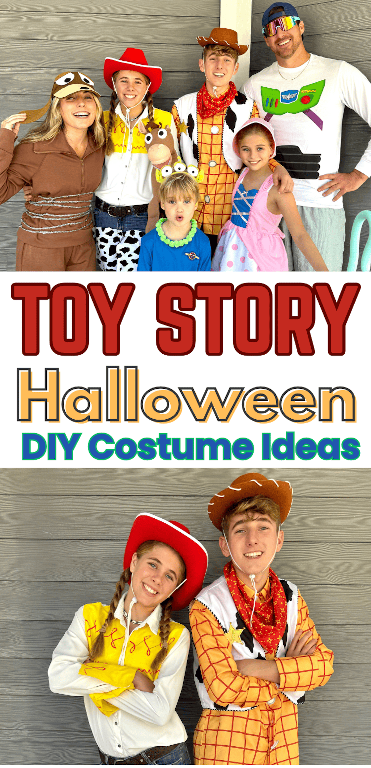 diy toy story family costumes - toy story halloween diy costume ideas for the whole family