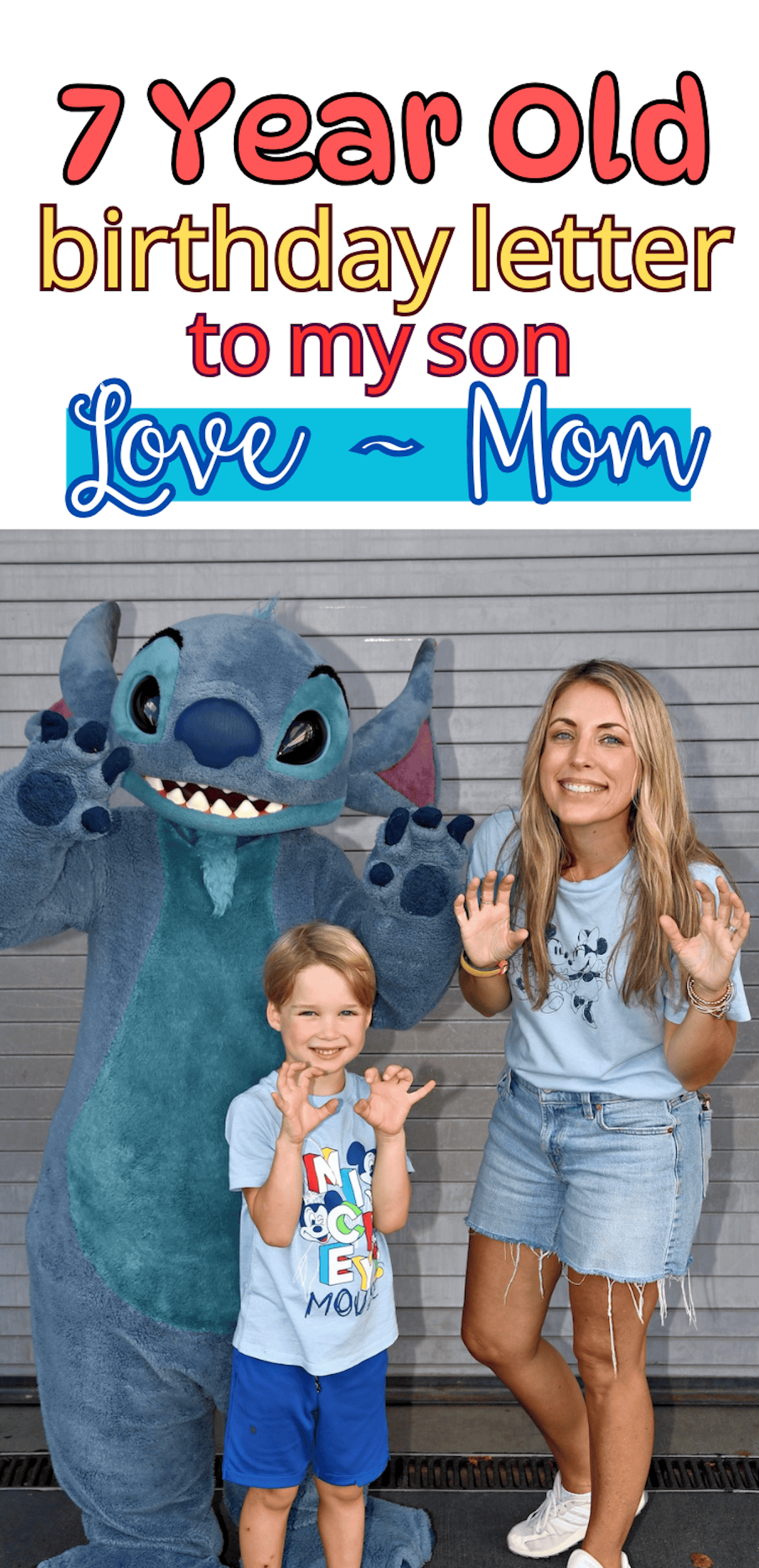 Special happy 7th birthday wishes for son love mom a meaningful annual birthday letter tradition for parents to their children